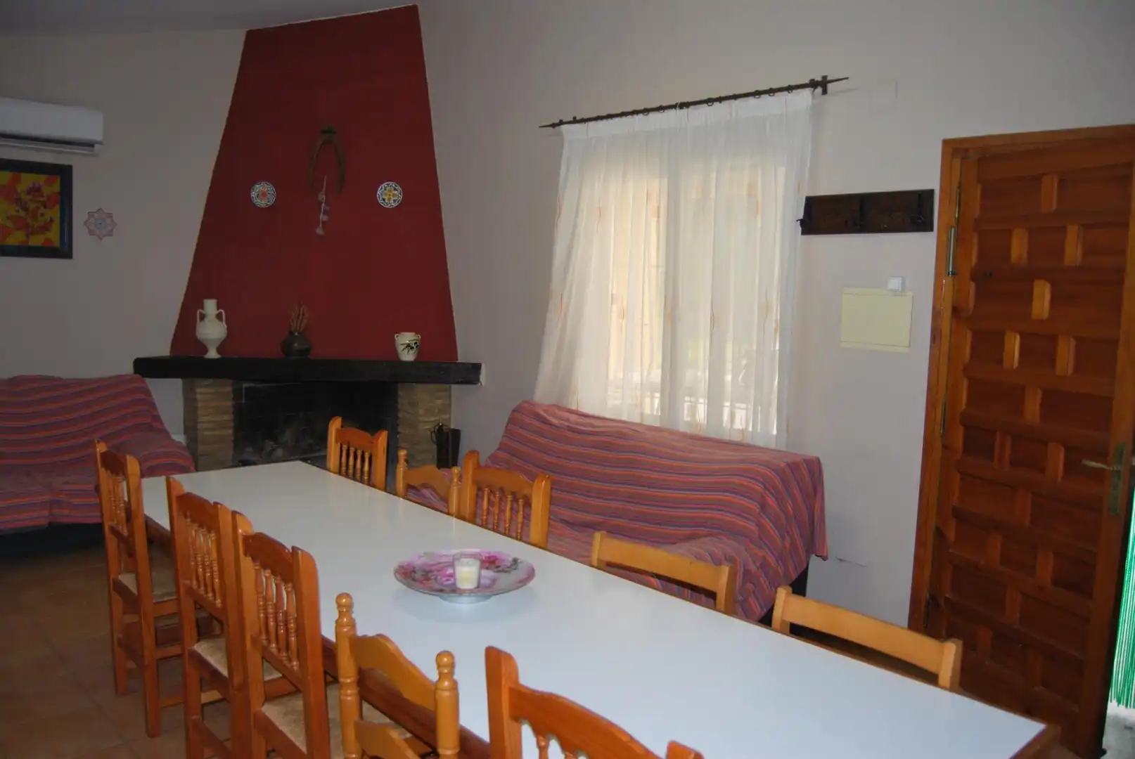 Comedor de Finca rústica en venta en Murcia con Aire acondicionado, Jardín privado y Terraza