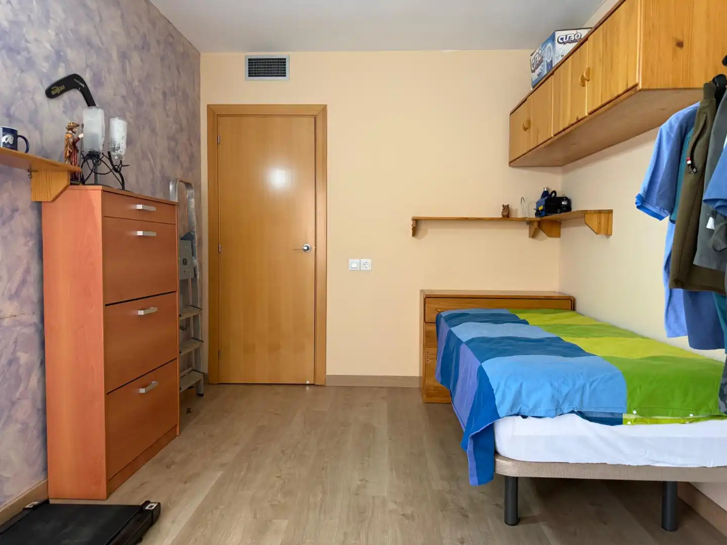 Schlafzimmer von Wohnung zum Verkauf in Mataró mit Klimaanlage, Heizung und Parkett