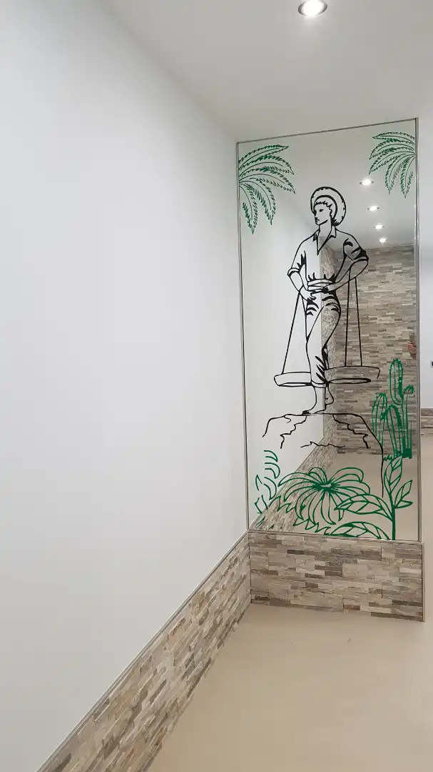 Jardí de Apartament de lloguer en Málaga amb Aire condicionat, Calefacció i Moblat