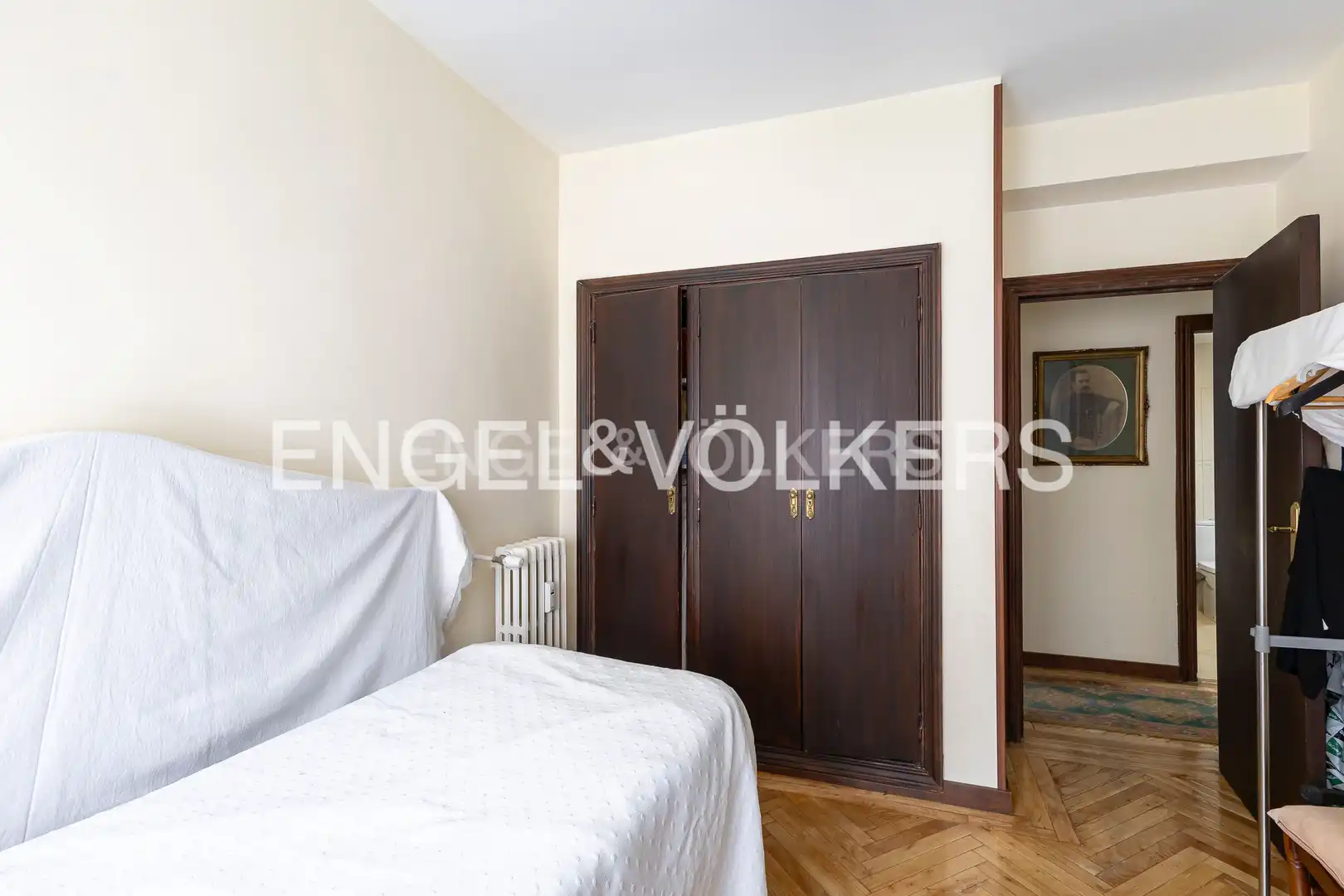 Bedroom of Flat for sale in Madrid  with Heating, Parquet flooring and Terrace