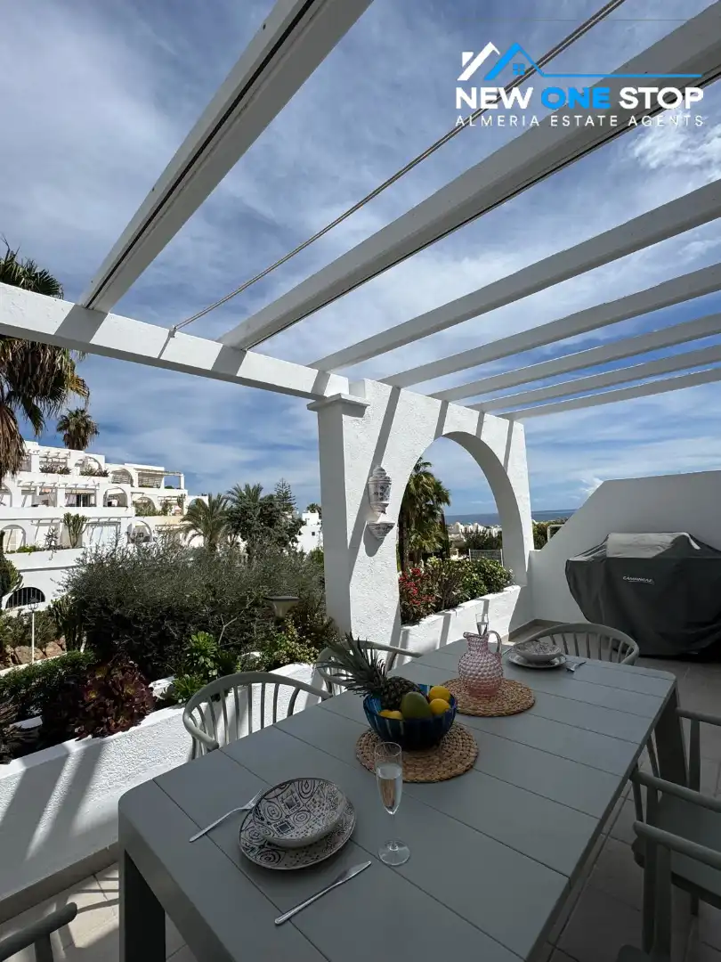 Terrace of Apartments for sale in Mojácar Playa - Las Ventanicas - La Paratá