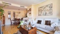 Living room of Flat for sale in  Madrid Capital  with Air Conditioner, Heating and Private garden