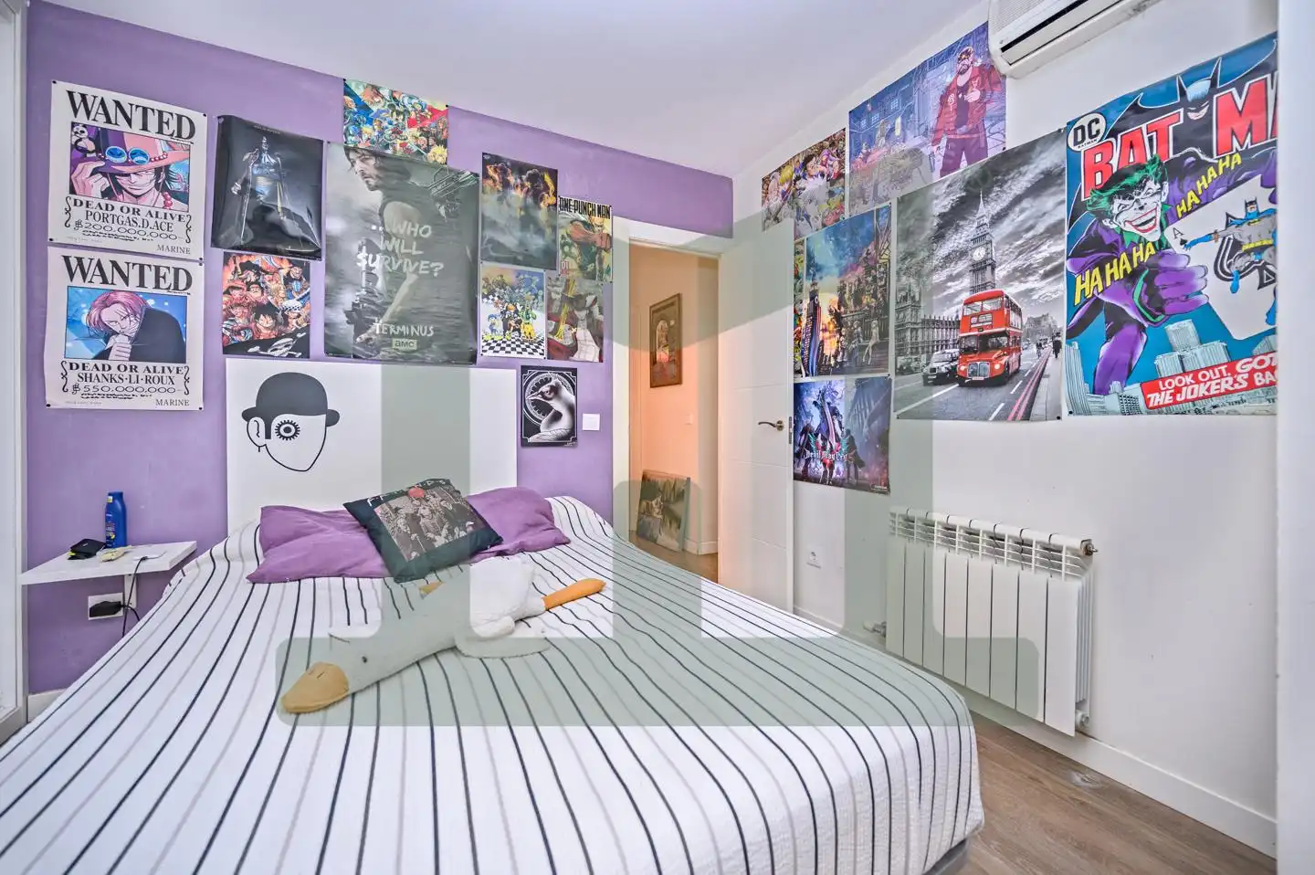 Schlafzimmer von Einfamilien-Reihenhaus zum Verkauf in Griñón mit Klimaanlage, Heizung und Privatgarten
