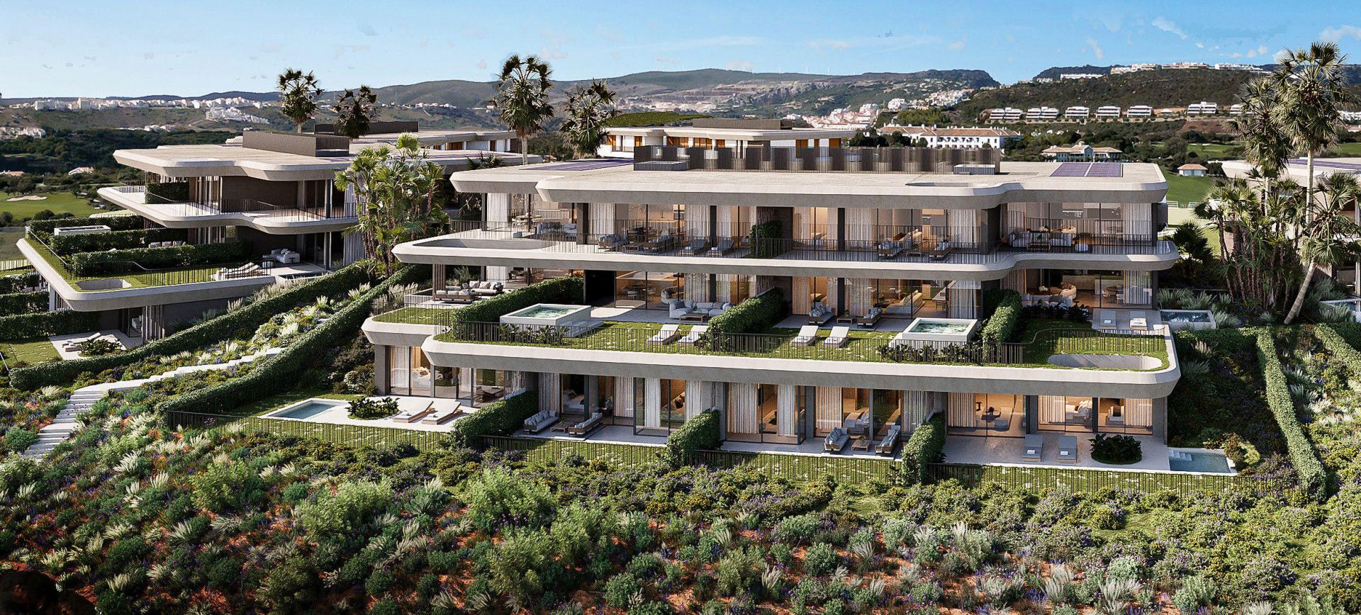 Exterior view of Apartment for sale in Casares  with Private garden, Terrace and Swimming Pool