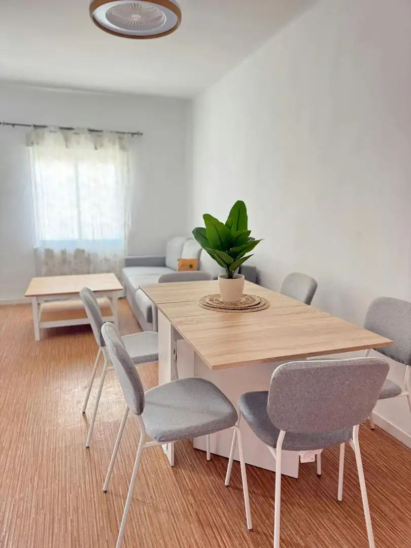 Dining room of Flat for rent in Madrid  with Air Conditioner, Heating and Furnished