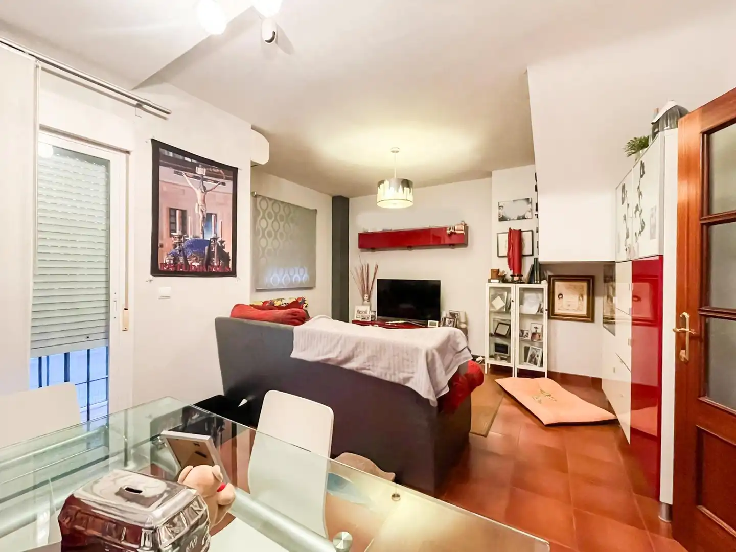 Sala de estar de Dúplex en venta en San Juan del Puerto con Jardín privado, Terraza y Balcón