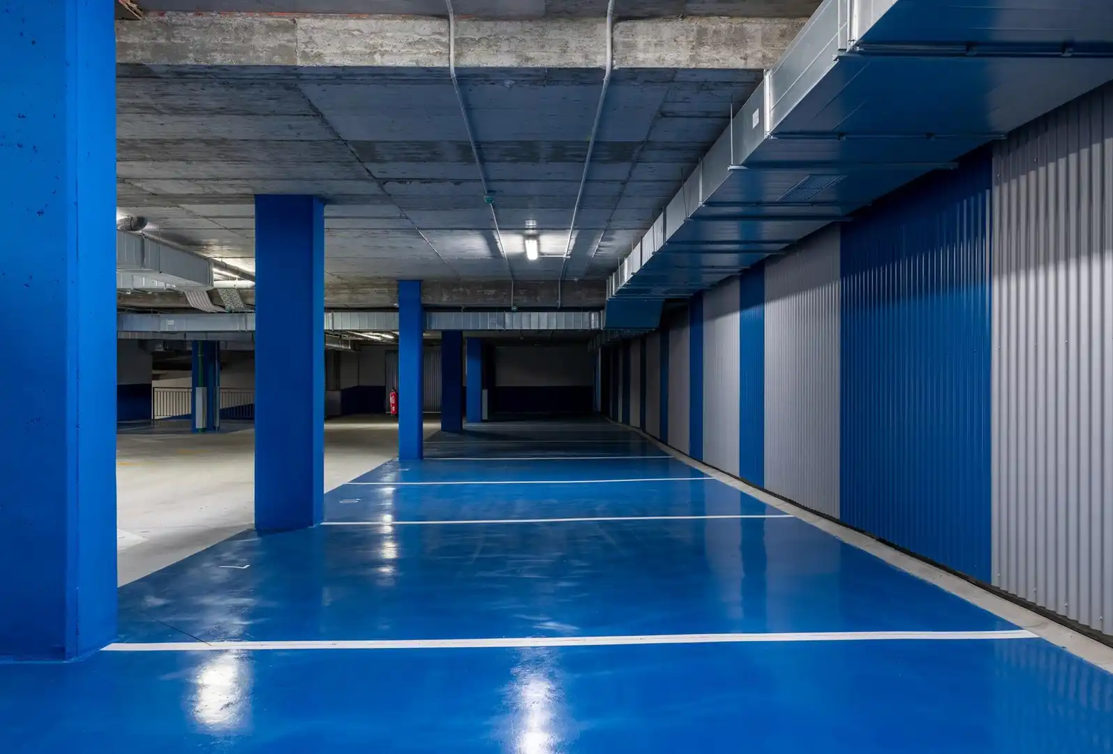 Parking of Flat for sale in Málaga  with Parquet flooring, Terrace and Storage room