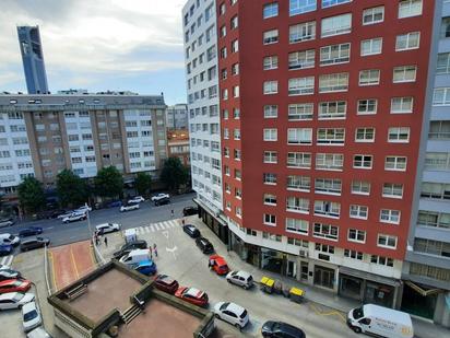 Exterior view of Flat for sale in A Coruña Capital 