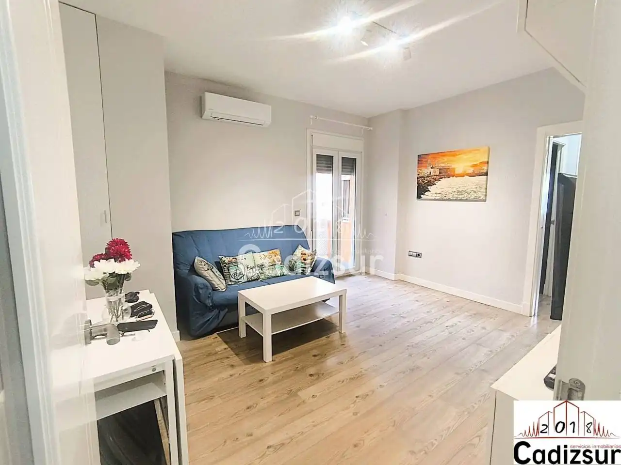 Wohnzimmer von Wohnung zur Miete in Cádiz mit Klimaanlage, Terrasse und Möbliert