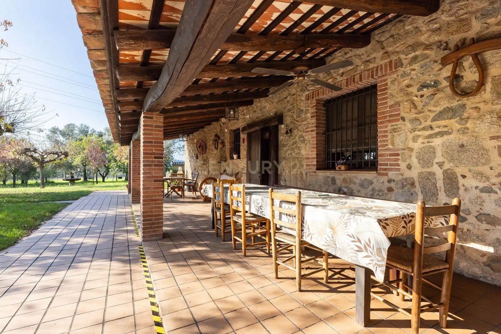 Terrace of Country homes for sale in Llagostera, Girona