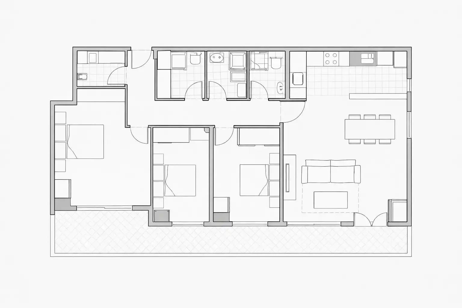 Wohnung zum Verkauf in Castelló d'Empúries mit Terrasse, Abstellraum und Möbliert