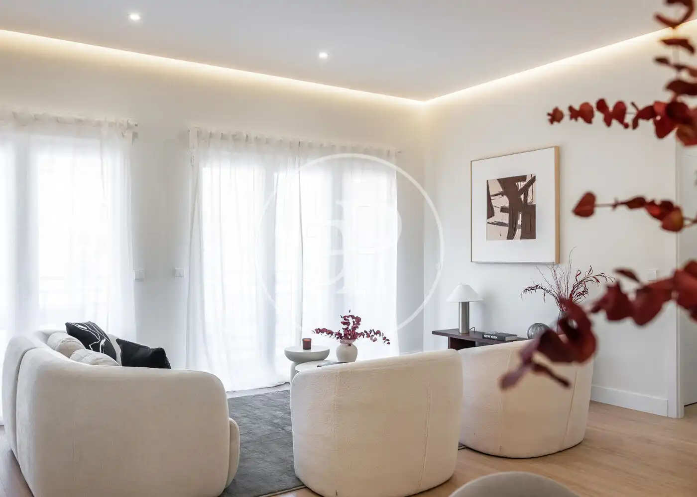 Sala d'estar de Pis en venda en Madrid amb Aire condicionat, Calefacció i Terrassa