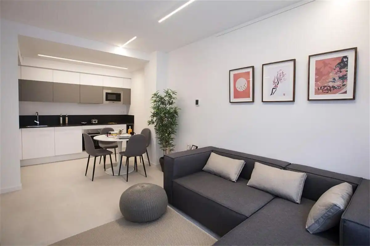 Wohnzimmer von Wohnung zur Miete in Vilanova i la Geltrú