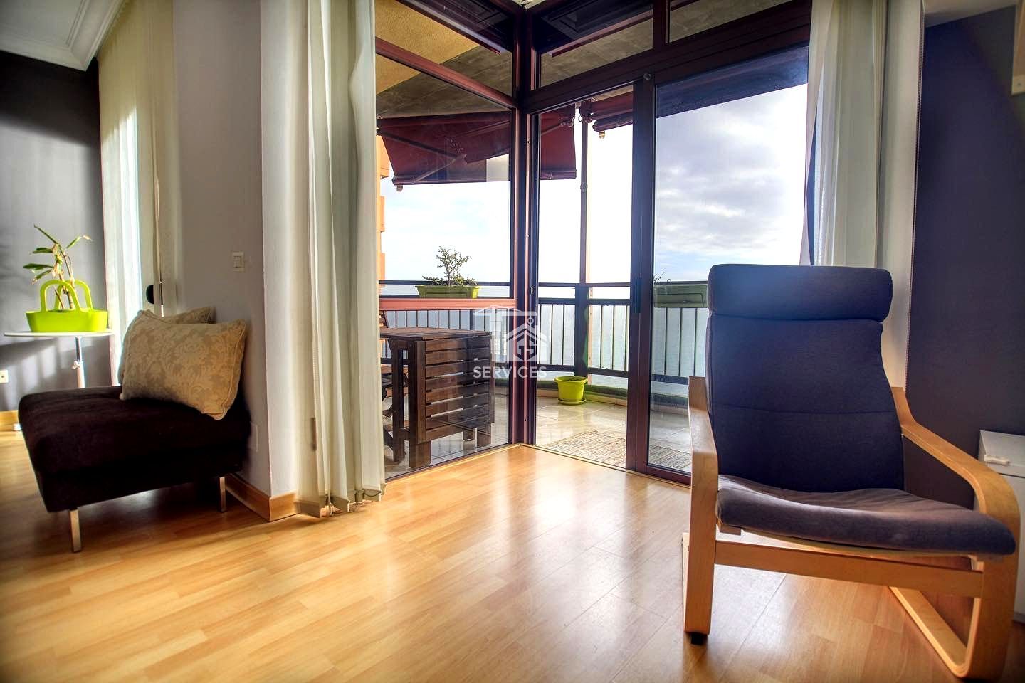 Balcony of Flat for sale in El Rosario  with Air Conditioner, Terrace and Storage room