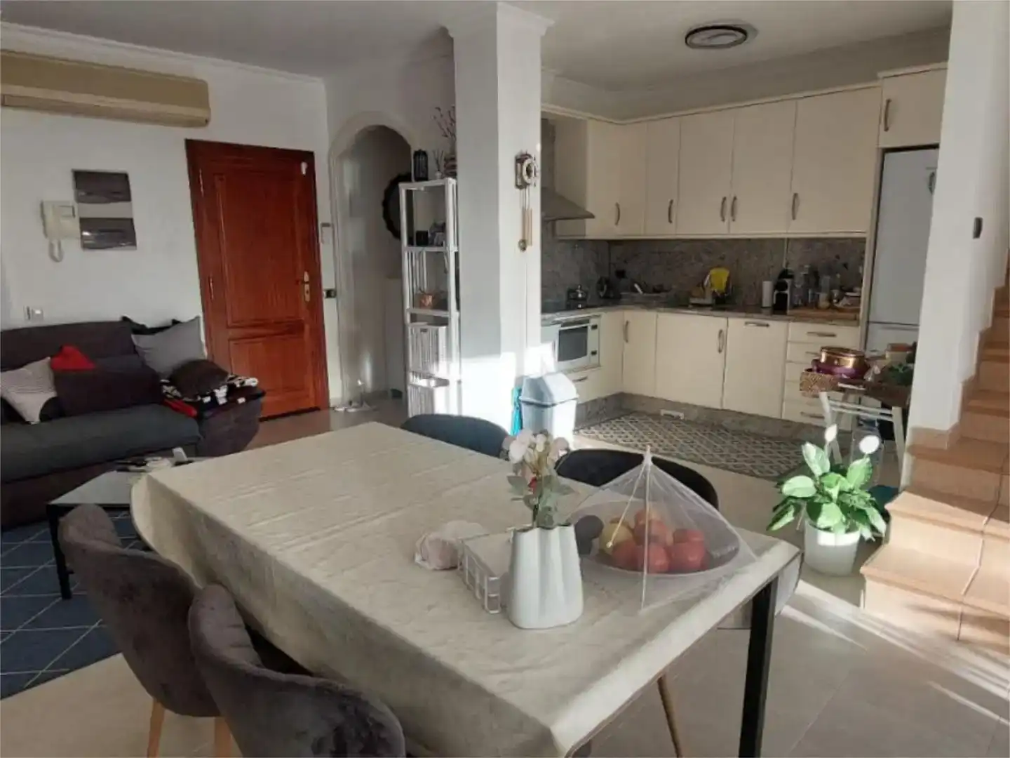 Kitchen of Flat for sale in Mogán  with Air Conditioner, Private garden and Storage room