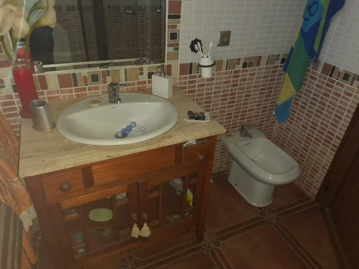 Baño de Finca rústica en venta en Almodóvar del Campo con Aire acondicionado y Calefacción