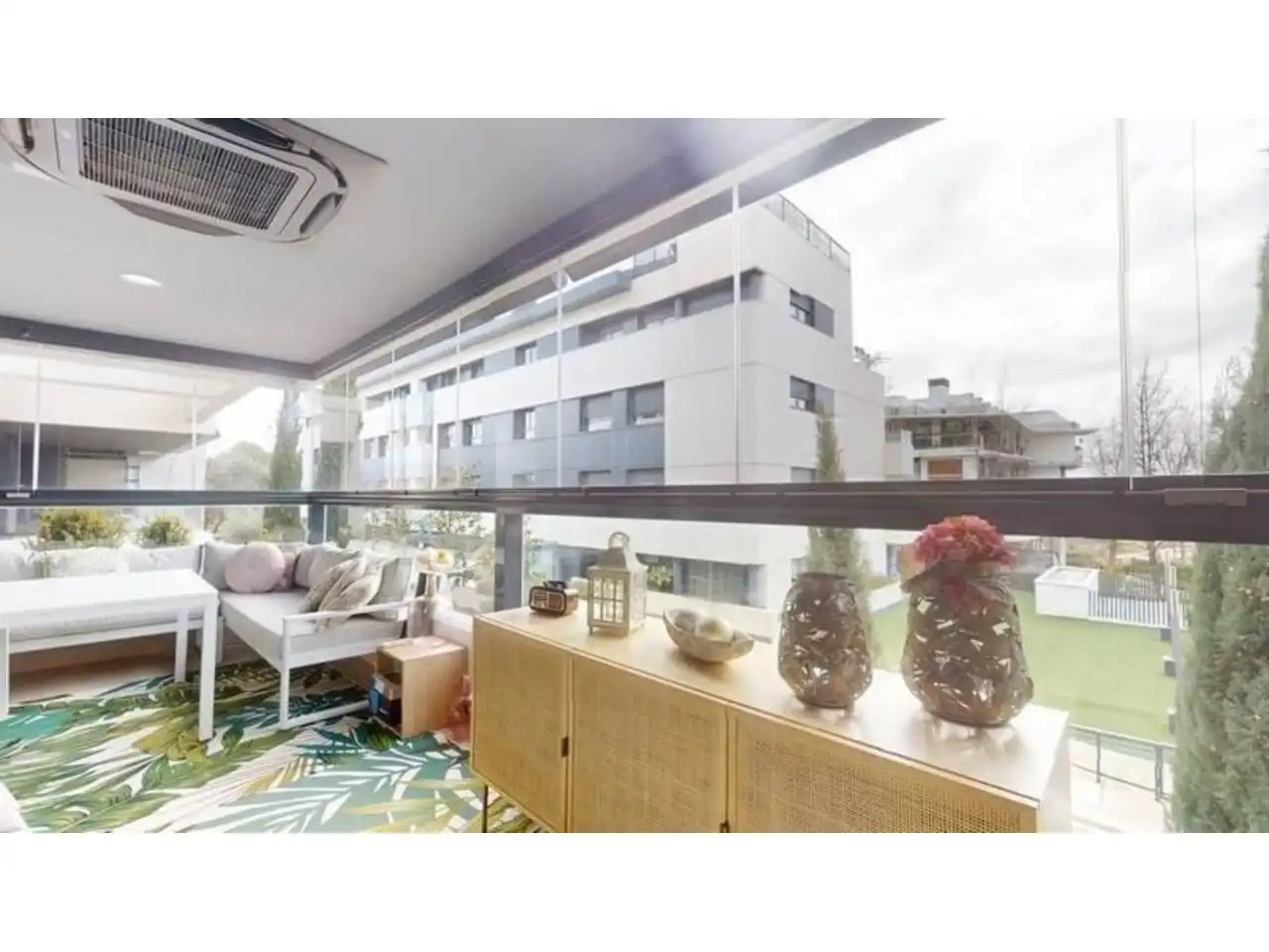 Terrasse von Wohnung zum Verkauf in Boadilla del Monte mit Heizung, Terrasse und Abstellraum