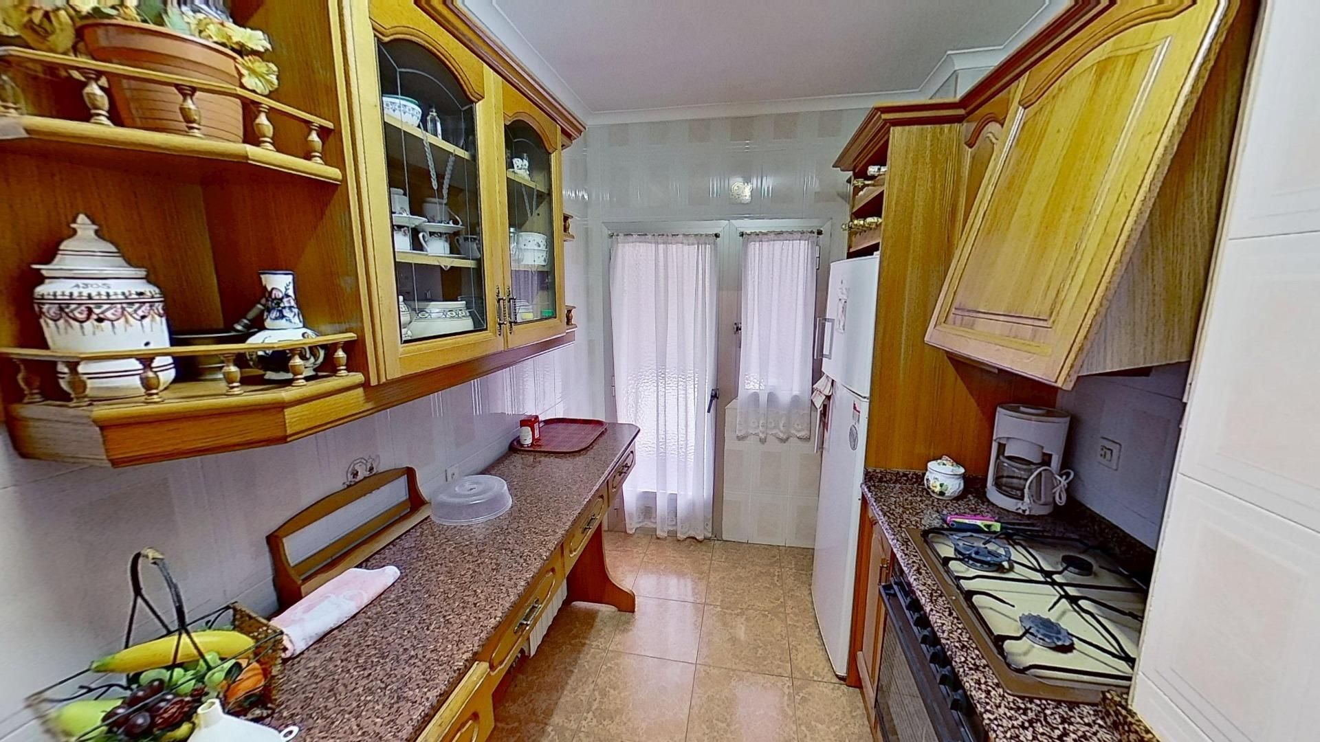 Kitchen of Flat for sale in  Albacete Capital  with Air Conditioner, Heating and Terrace