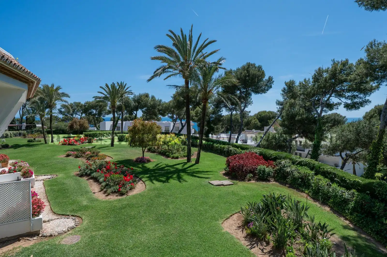 Jardí de Apartament en venda en Mijas amb Aire condicionat, Terrassa i Moblat