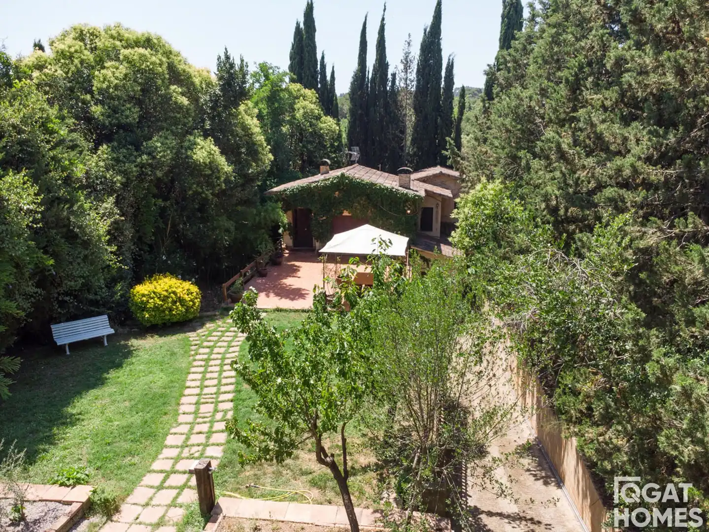 Jardín de Casa o chalet en venta en Sant Cugat del Vallès con Aire acondicionado, Calefacción y Terraza