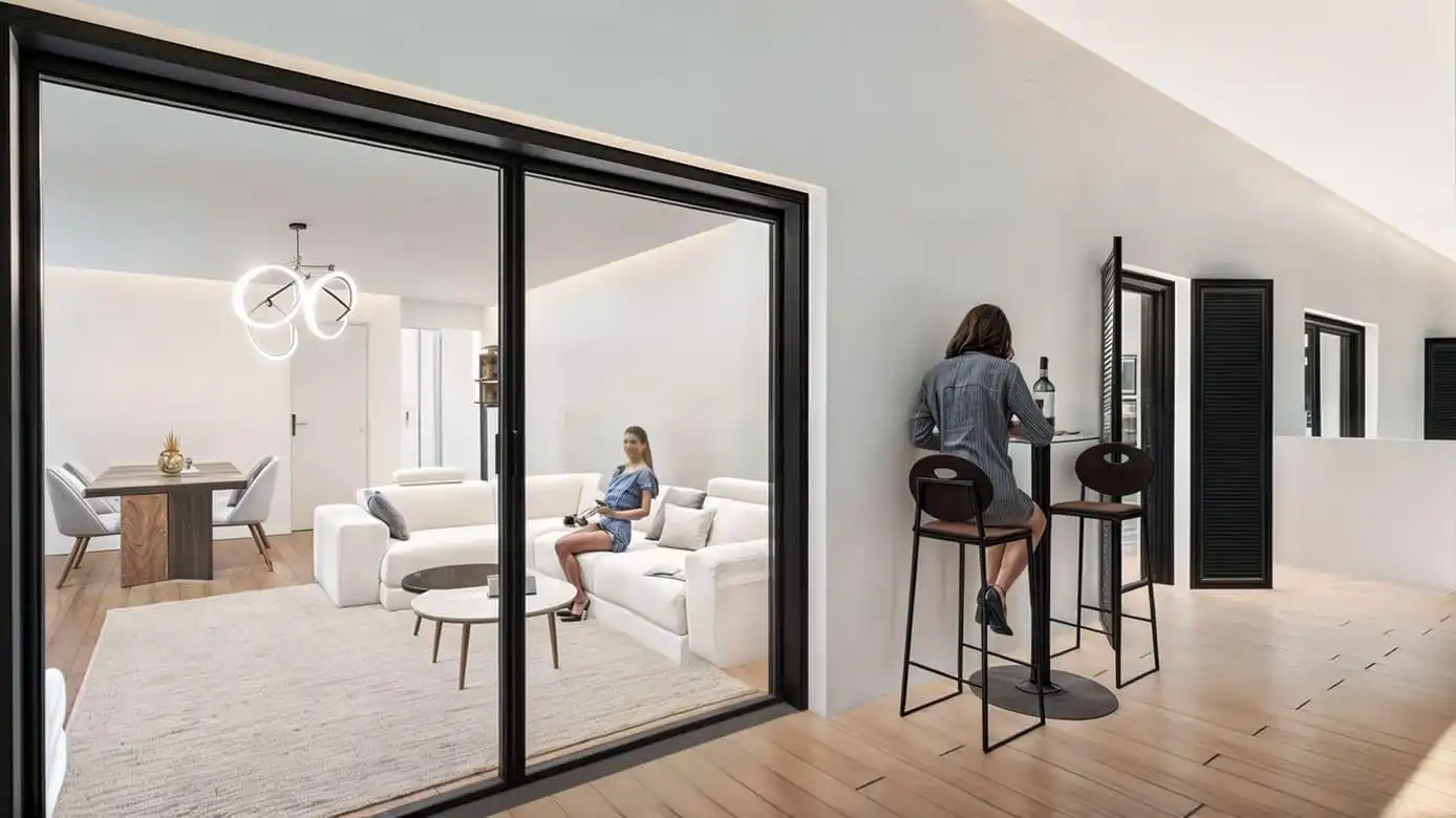 Sala de estar de Apartamento en venta en Son Servera con Calefacción, Jardín privado y Terraza