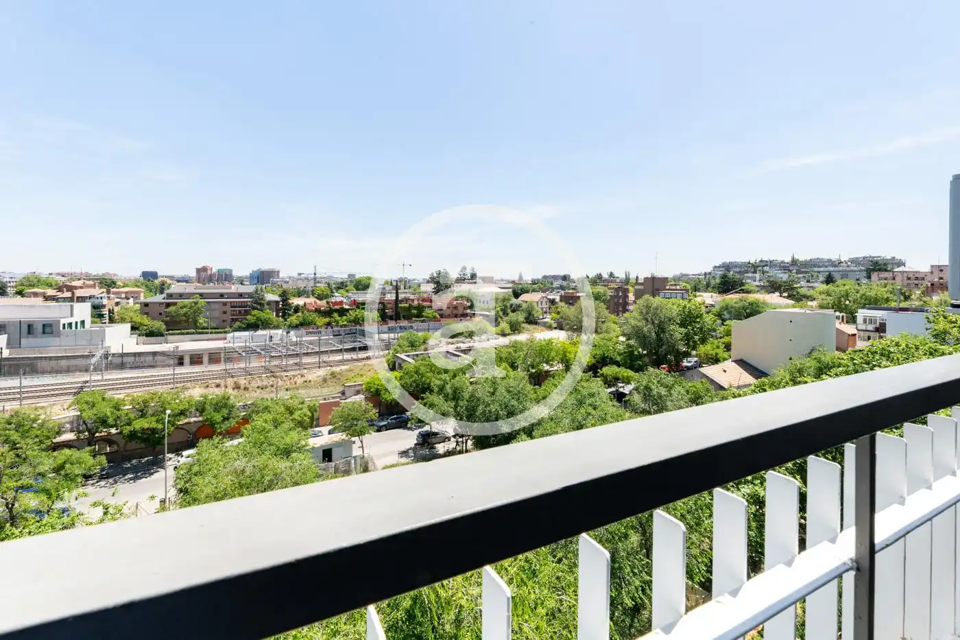 Terraza de Piso de alquiler en Madrid con Aire acondicionado, Calefacción y Amueblado