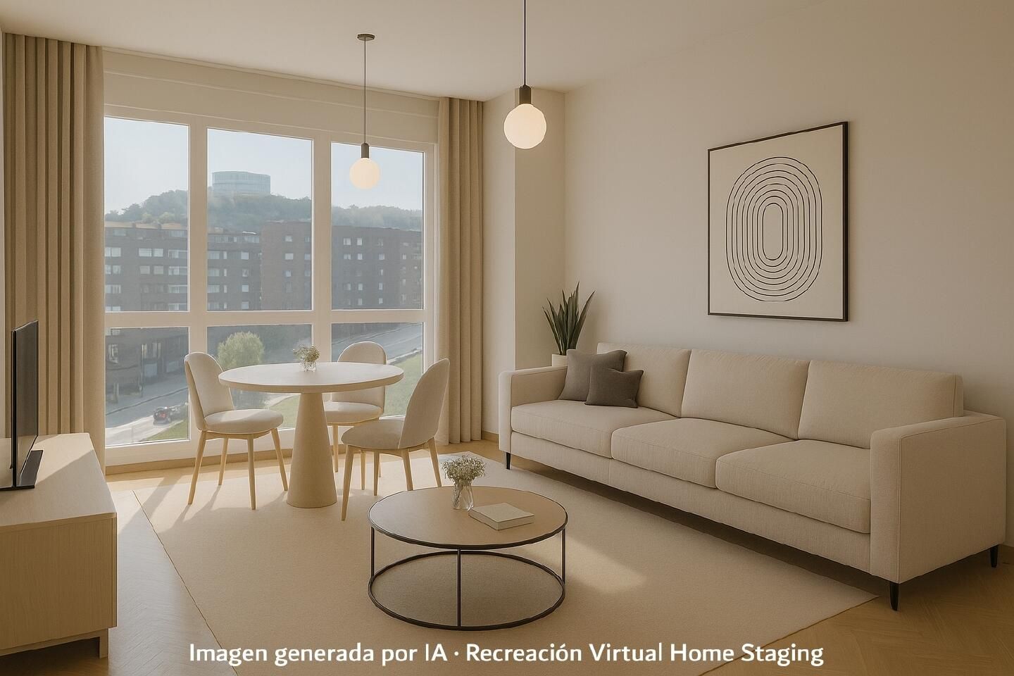 Sala d'estar de Pis en venda en Bilbao 