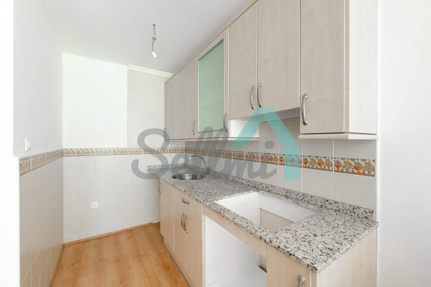 Kitchen of Flat for sale in Aller  with Heating, Terrace and Storage room
