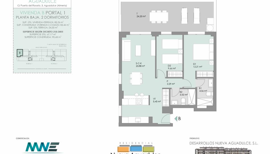 Photo 1 from new construction home in Flat for sale in Calle Puerto del Rosario, 3, Aguadulce Norte, Almería