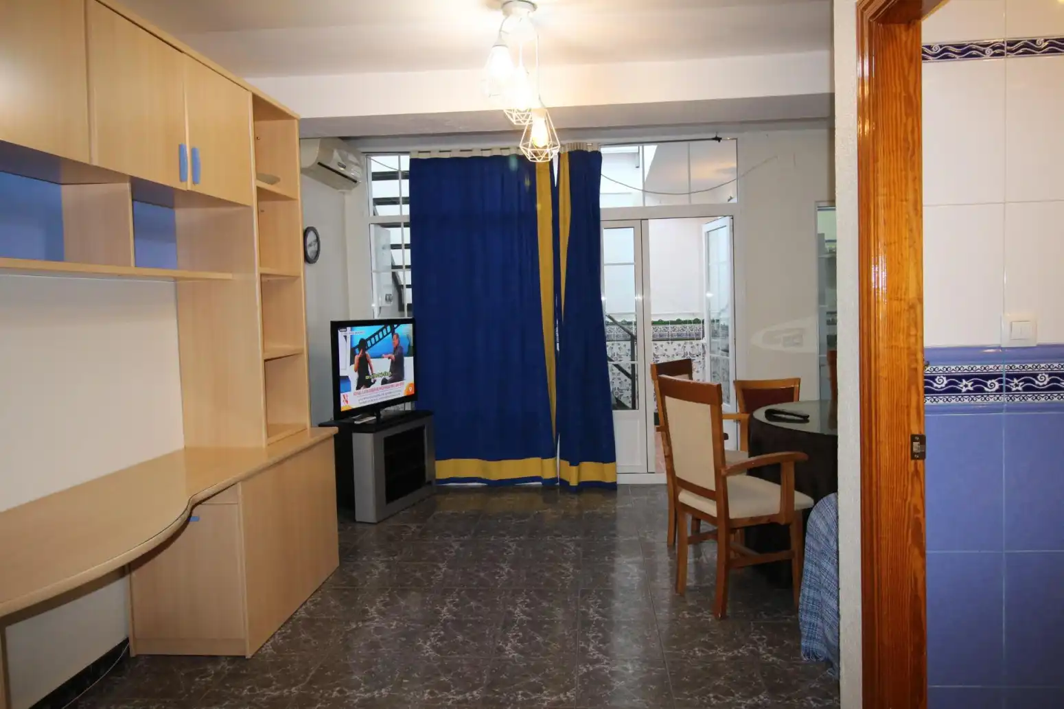 Sala de estar de Casa o chalet de alquiler en La Garrovilla  con Aire acondicionado y Parquet