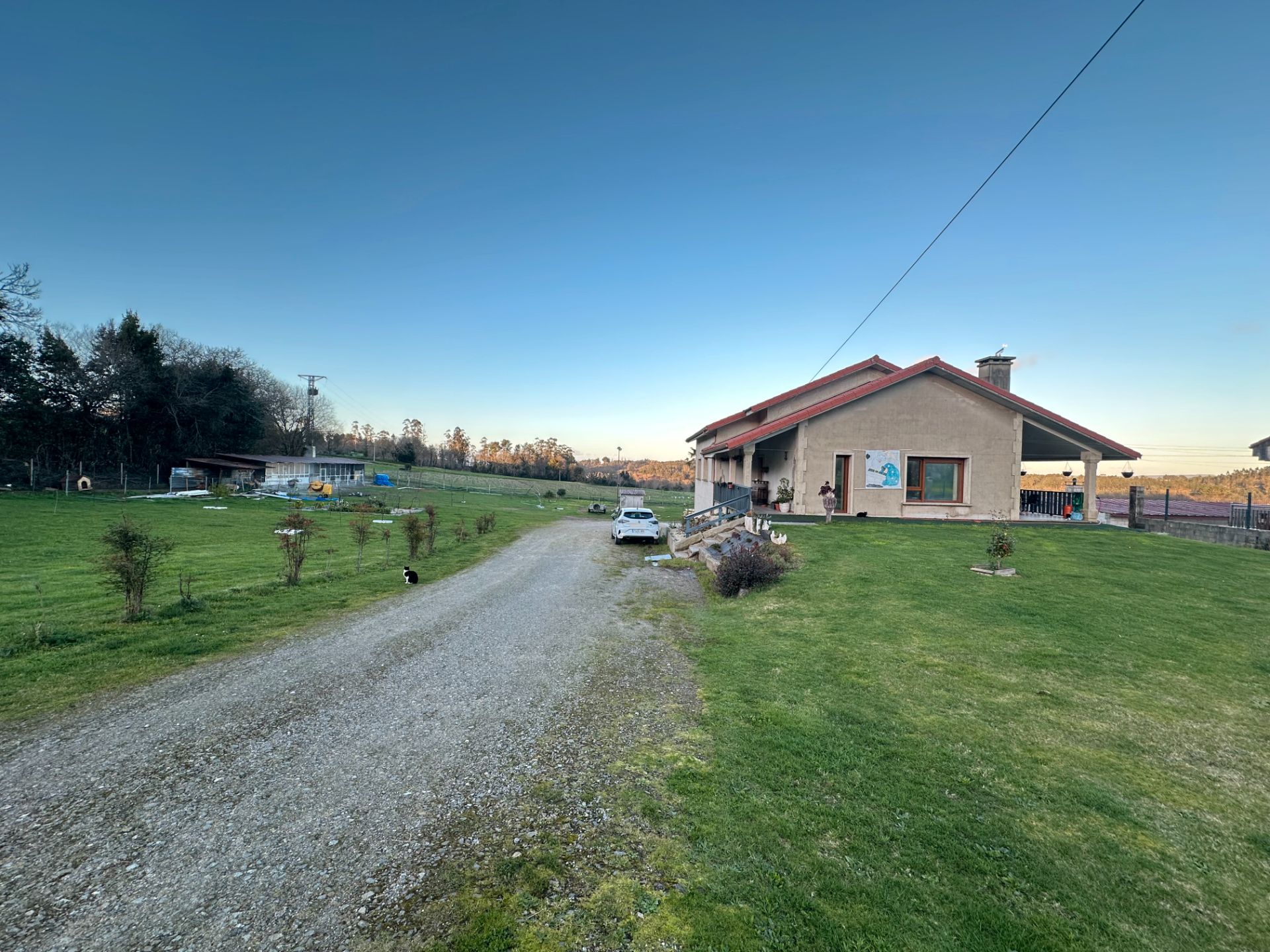 Exterior view of House or chalet for sale in Santiago de Compostela   with Heating, Private garden and Parquet flooring