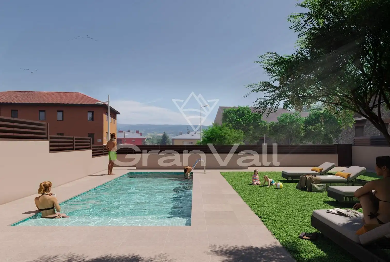 Piscina de Apartament en venda en Puigcerdà amb Parquet, Traster i Balcó