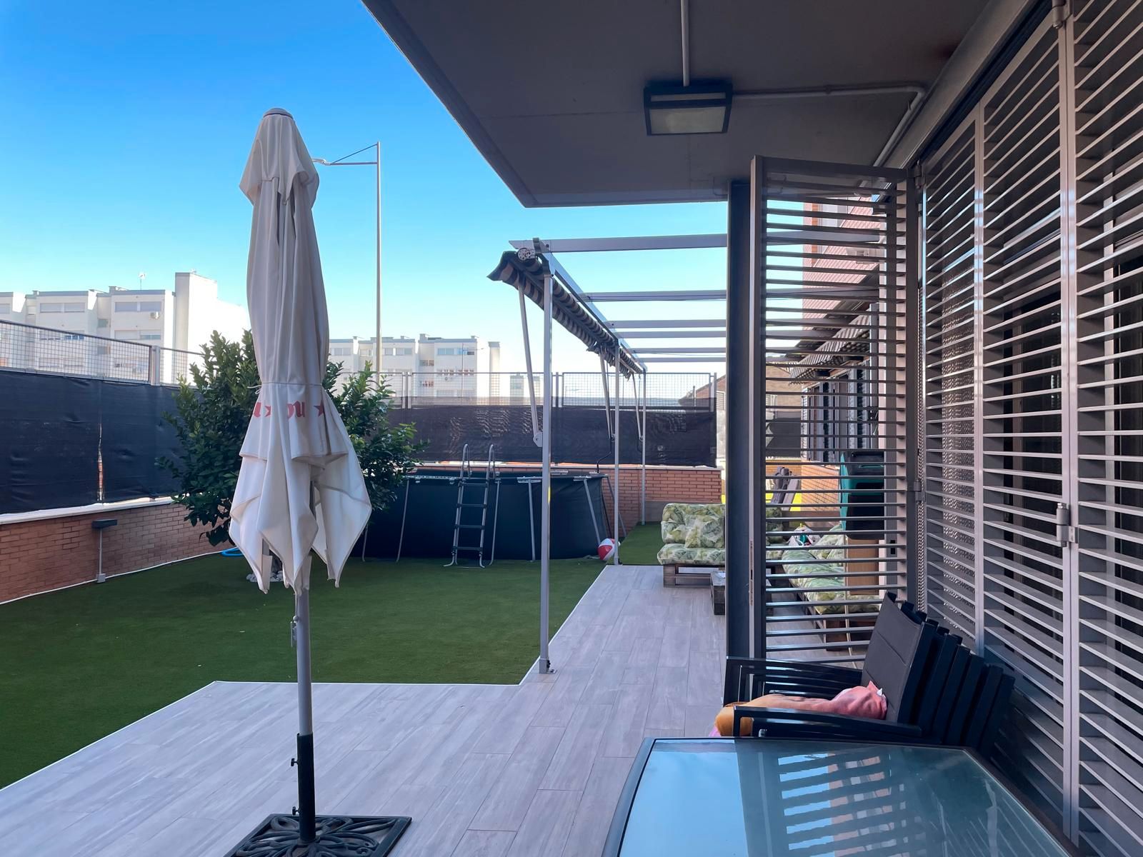 Terrace of Flat for sale in Parla  with Air Conditioner, Heating and Private garden