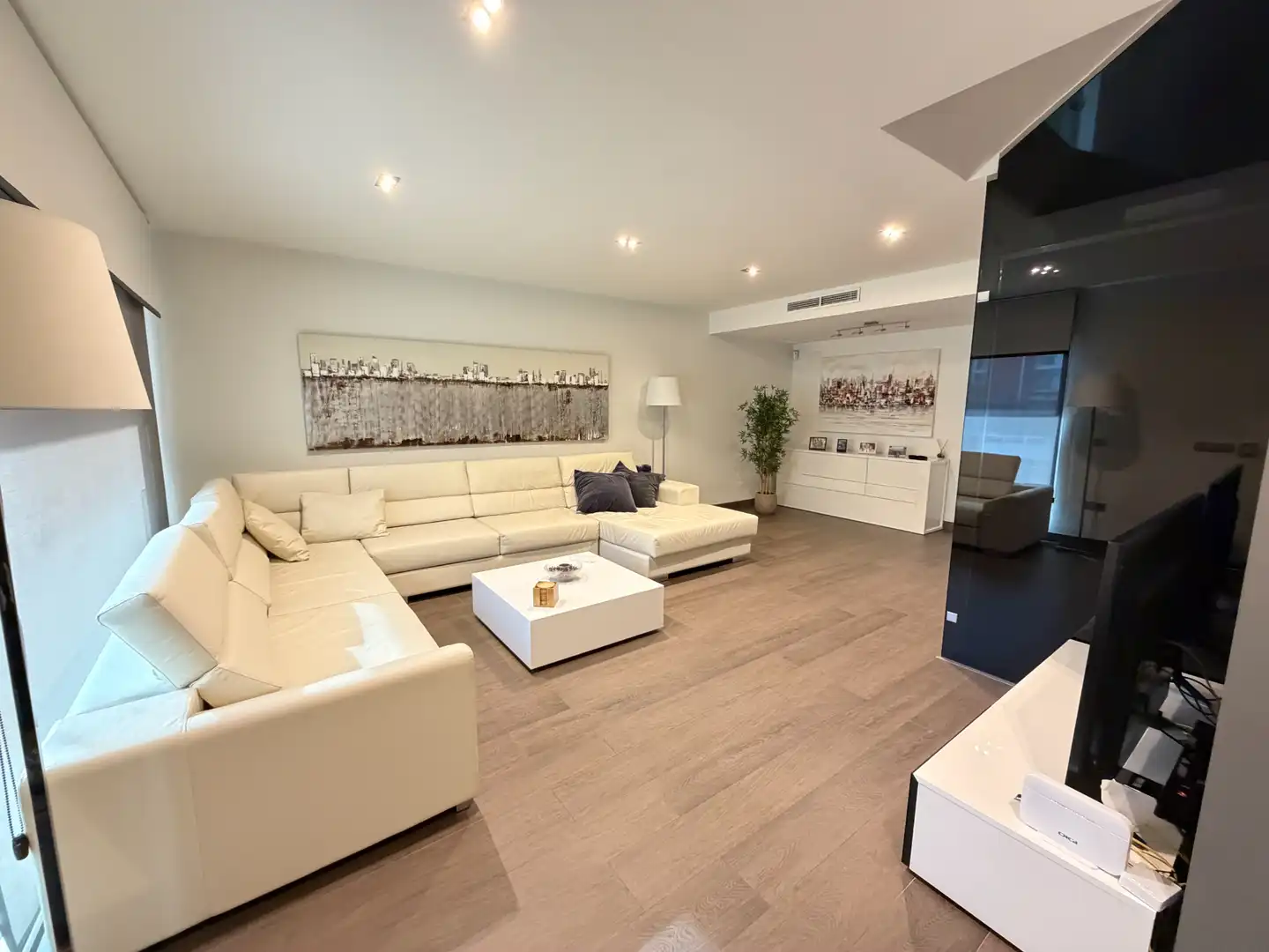 Living room of Detached homes for sale in Sagunto / Sagunt  with Air Conditioner, Terrace and Furnished