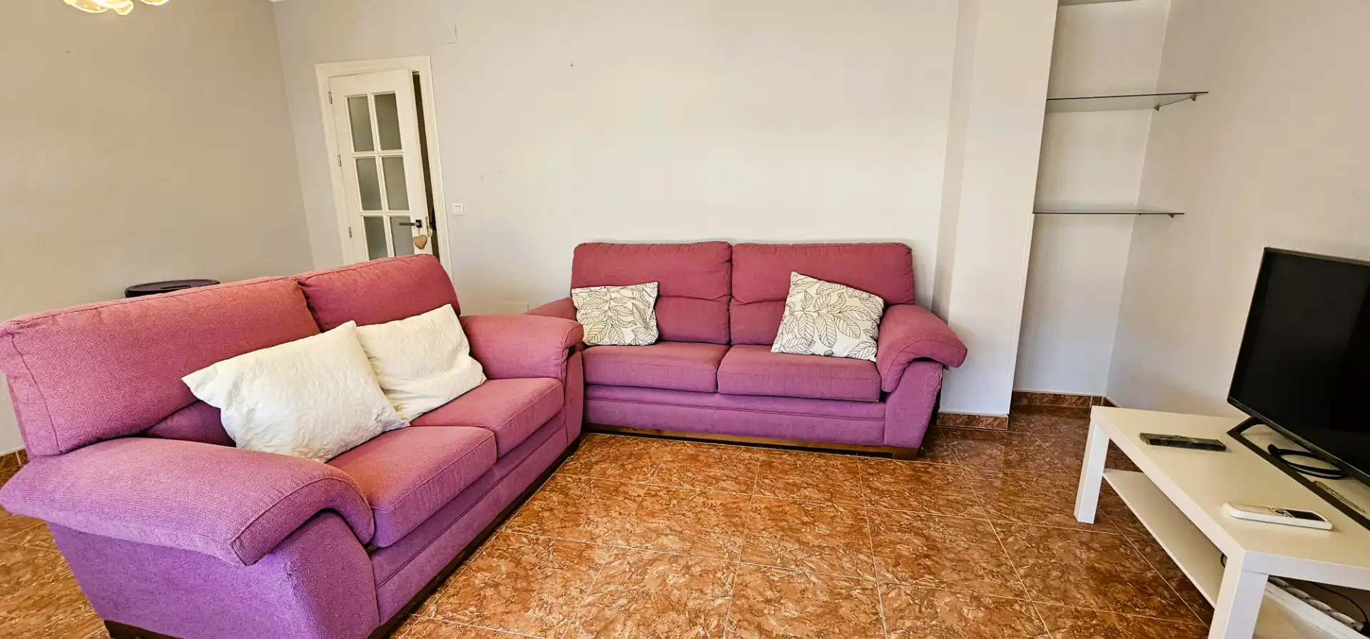 Sala de estar de Piso en venta en Totana con Aire acondicionado, Amueblado y Horno
