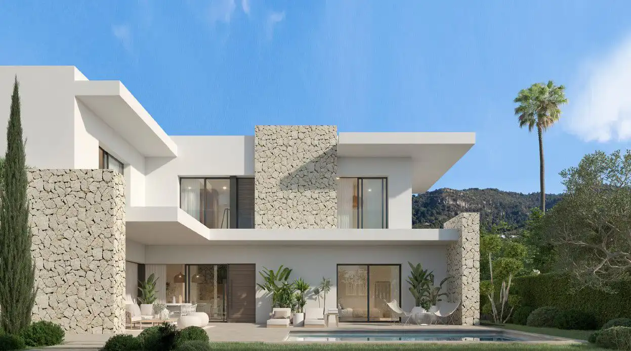 Vista exterior de Casa o xalet en venda en Alhaurín de la Torre amb Aire condicionat, Calefacció i Jardí privat