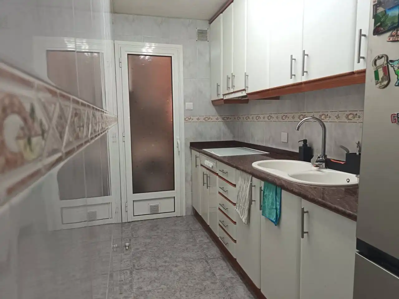 Küche von Wohnung zum Verkauf in L'Hospitalet de Llobregat mit Heizung und Balkon