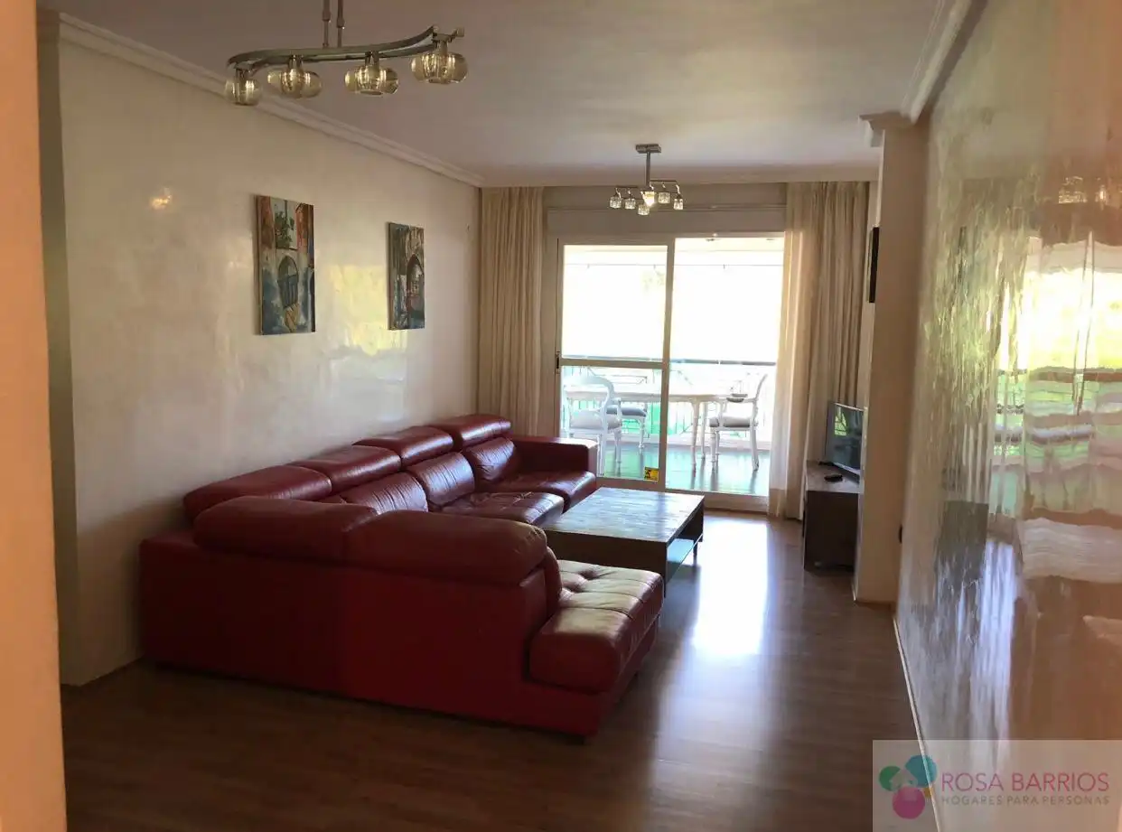 Living room of Flat for sale in Marbella  with Terrace and Community pool