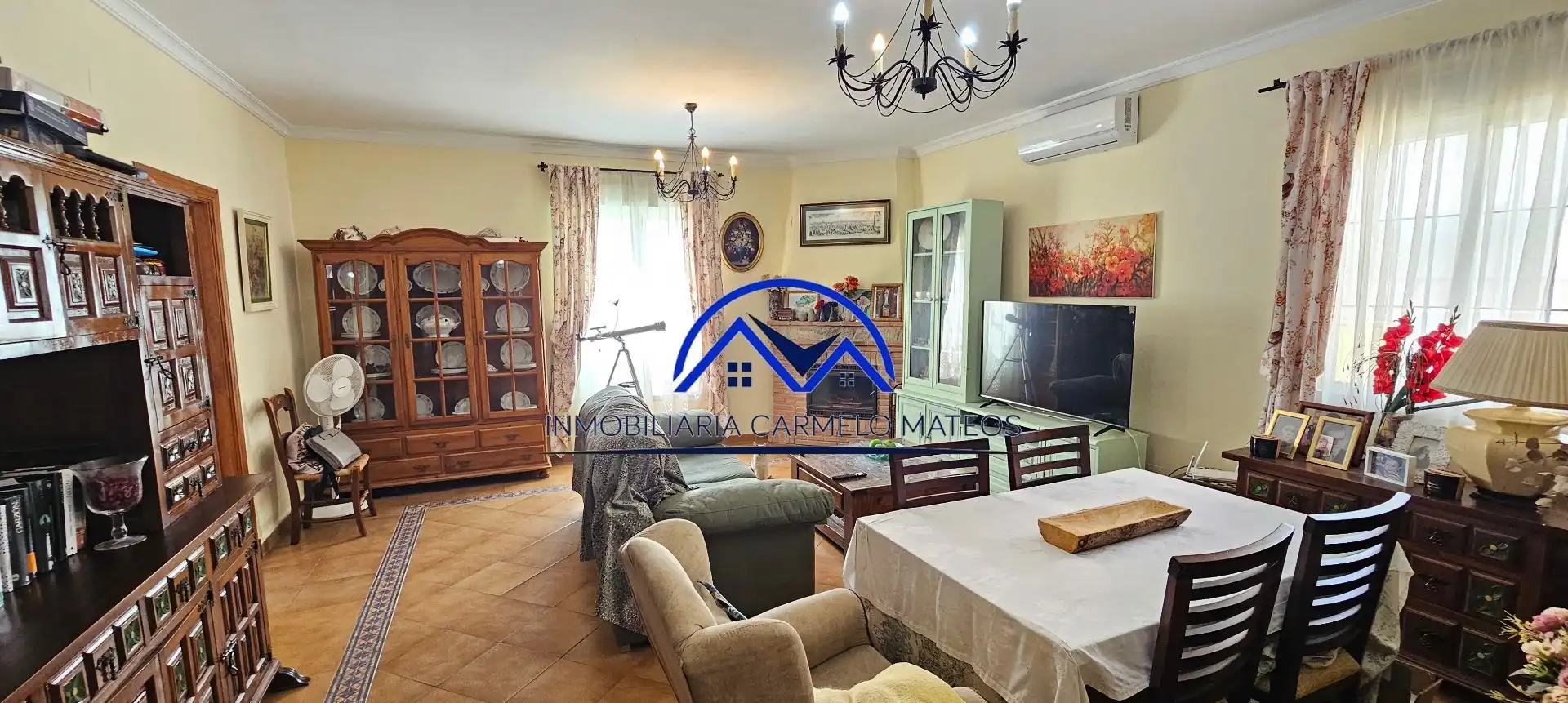 Living room of Houses for rent in Sanlúcar de Barrameda  with Air Conditioner, Private garden and Storage room