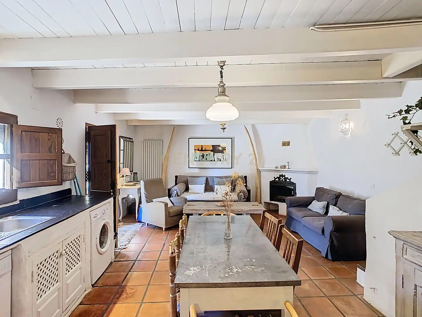 Sala de estar de Casa o chalet en venta en La Taha con Jardín privado, Trastero y Piscina