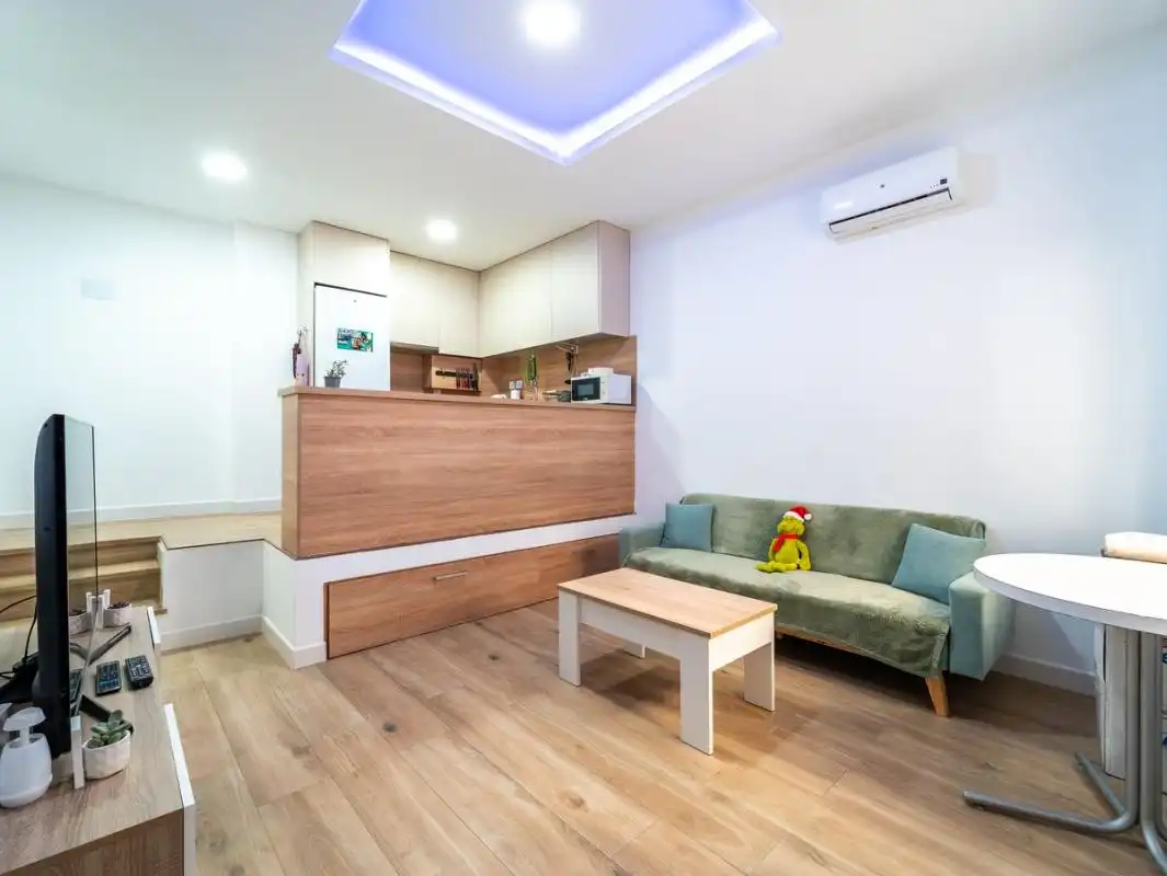 Sala d'estar de Estudi en venda en Málaga amb Aire condicionat, Calefacció i Moblat