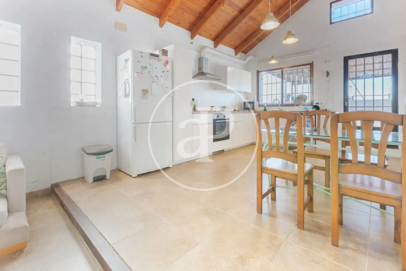 Cocina de Casa o chalet en venta en Foios con Aire acondicionado, Calefacción y Jardín privado