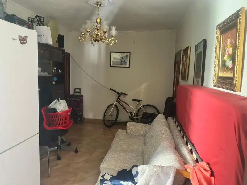 Living room of Flat for sale in Madrid  with Terrace and Furnished