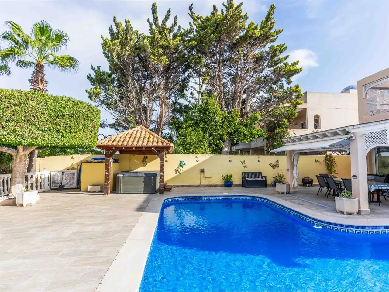 Swimming pool of Houses for sale in Garrucha  with Heating, Private garden and Storage room