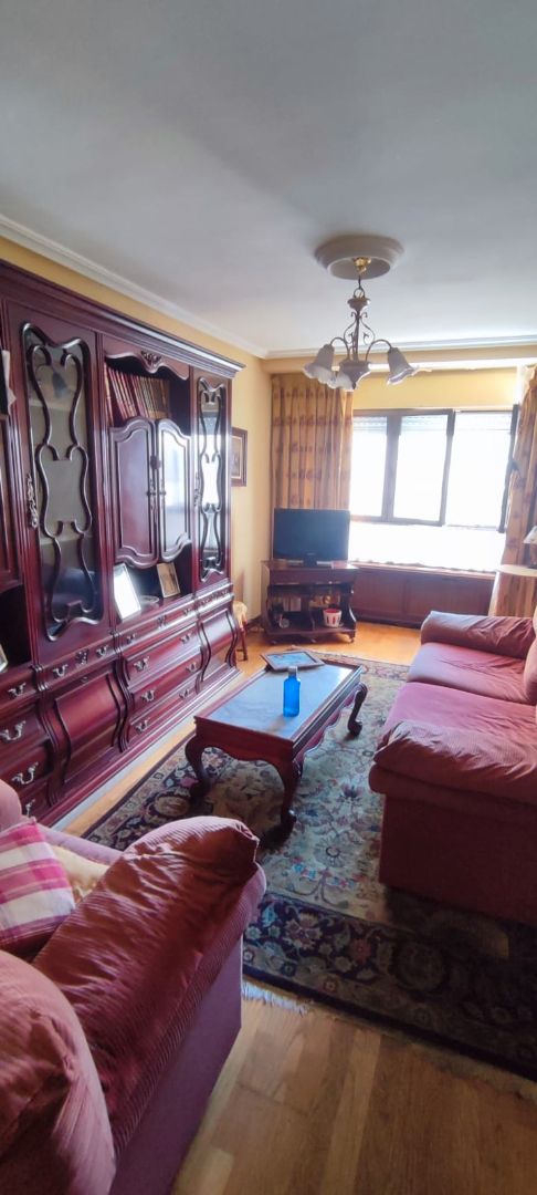 Sala de estar de Piso en venta en Gijón  con Terraza y Amueblado