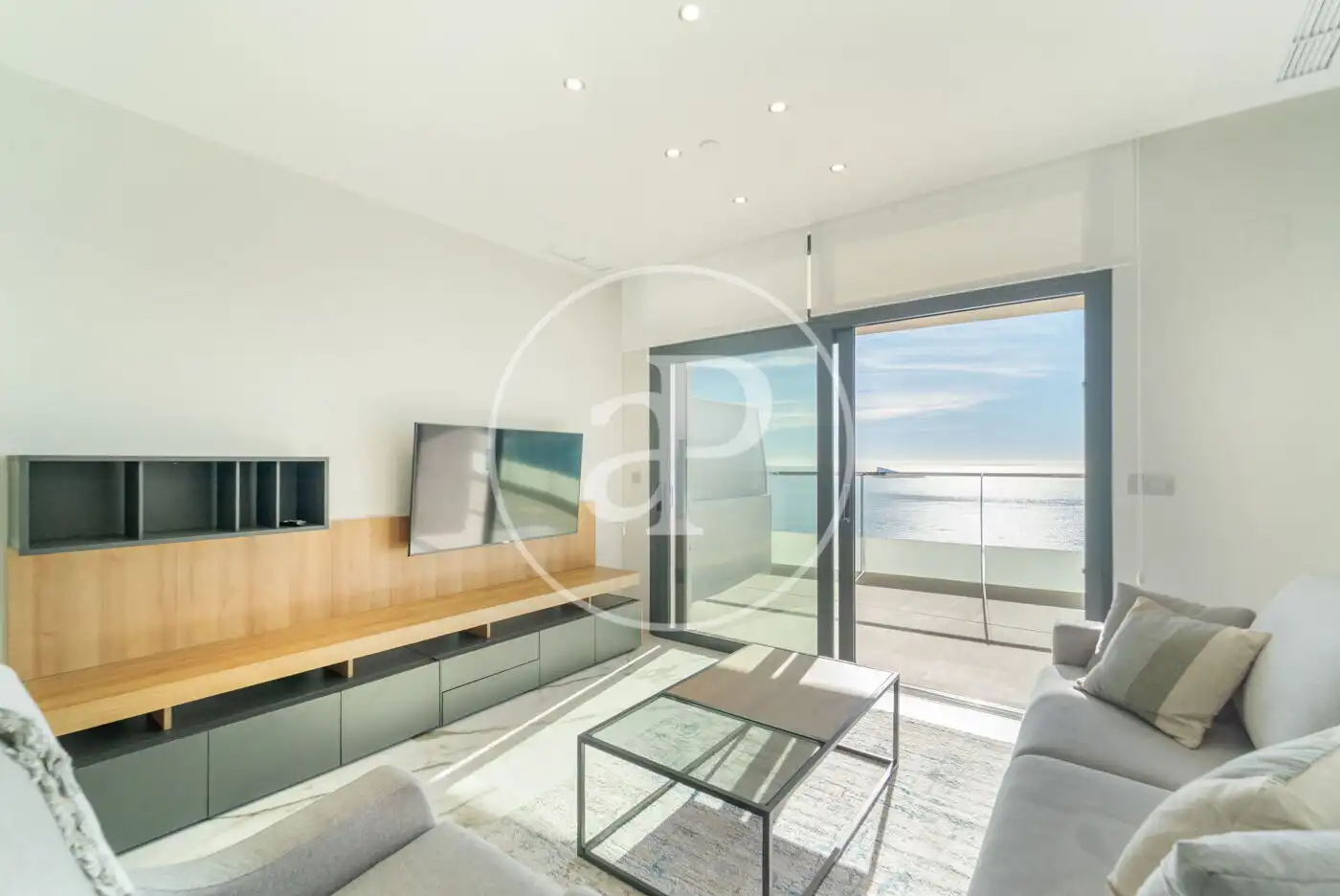 Sala de estar de Piso en venta en Benidorm con Aire acondicionado, Calefacción y Jardín privado