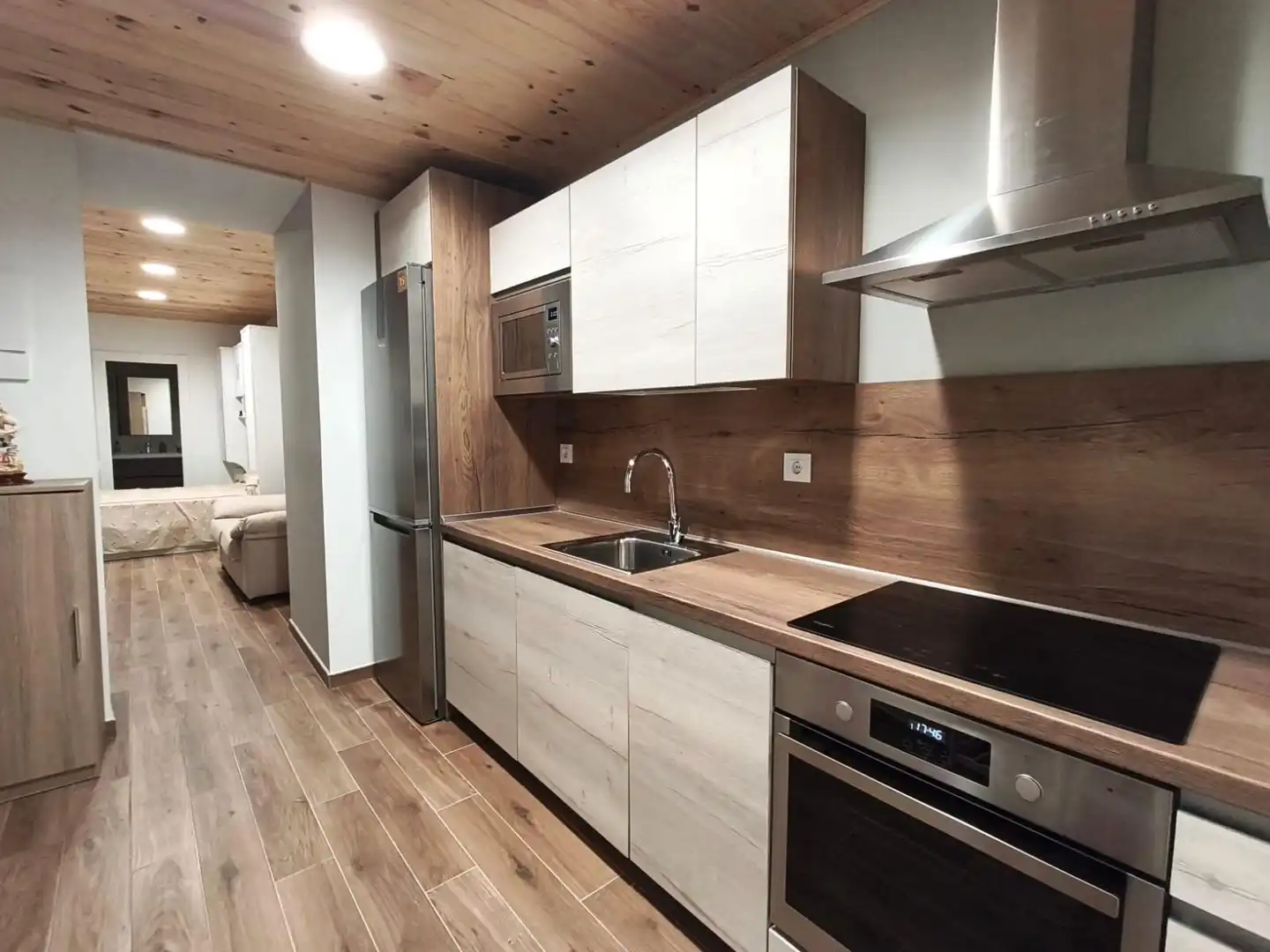 Cuina de Apartament en venda en Hervás amb Aire condicionat i Moblat
