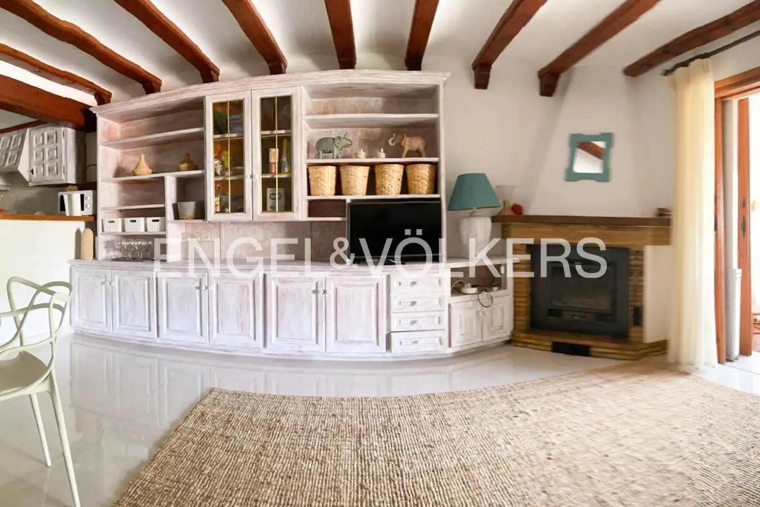 Sala de estar de Casa o chalet en venta en Dénia con Aire acondicionado, Calefacción y Jardín privado