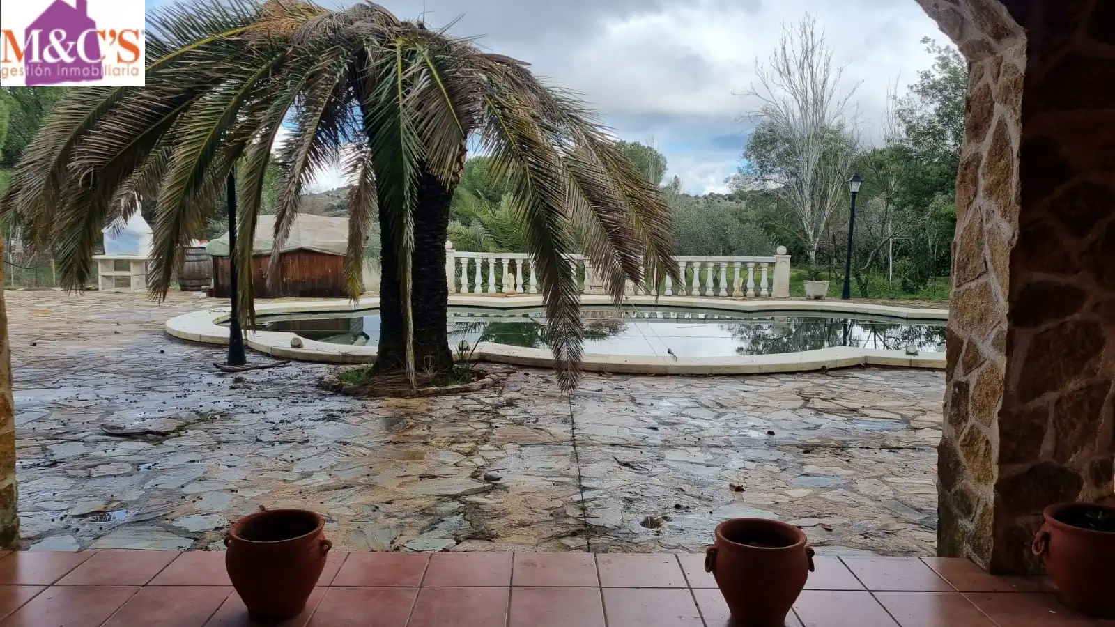 Piscina de Casa o xalet en venda en Cabezarrubias del Puerto amb Aire condicionat, Calefacció i Jardí privat