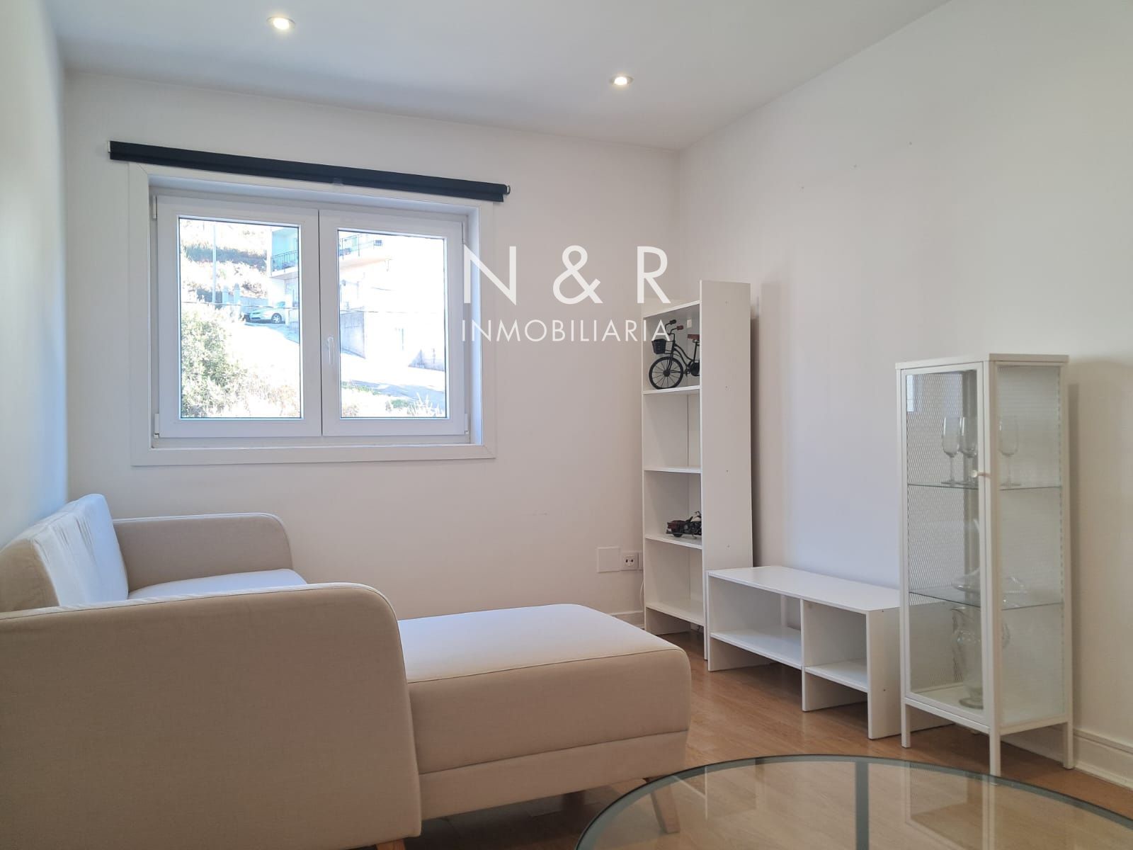 Living room of Flat to rent in Santiago de Compostela   with Heating and Furnished